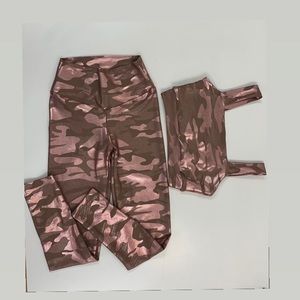 Sport set, sport bra, legging scrunch, size s